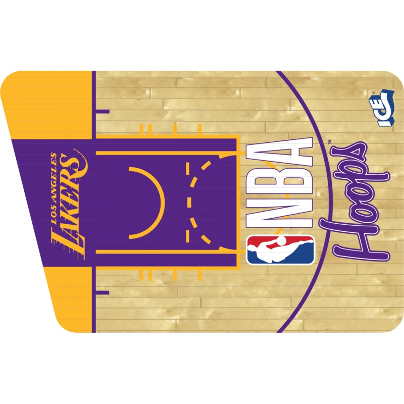 DECAL (FRONT CAB RIGHT) LOS ANGELES LAKERS [NB7204LAL]
