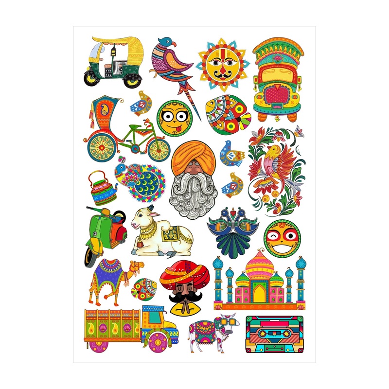 Deco Transfer Sheet Indie Life 10Inch X 7.5Inch 1Pc Lb