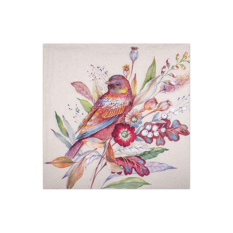 Decoupage Napkin Fruit Dove 13in x 13inh 3 Ply 1pc