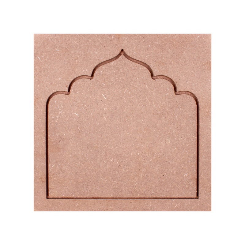 MDF Openable Jharokha Frame |  8 X 8inch (Approx) | 1pc