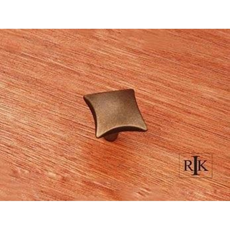 Plain Knob with Four Curves  1 5/32 (29mm) – Antique English