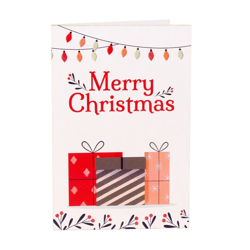 Christmas Greeting Card & Envelope Joy 4 X 6inch 2pc