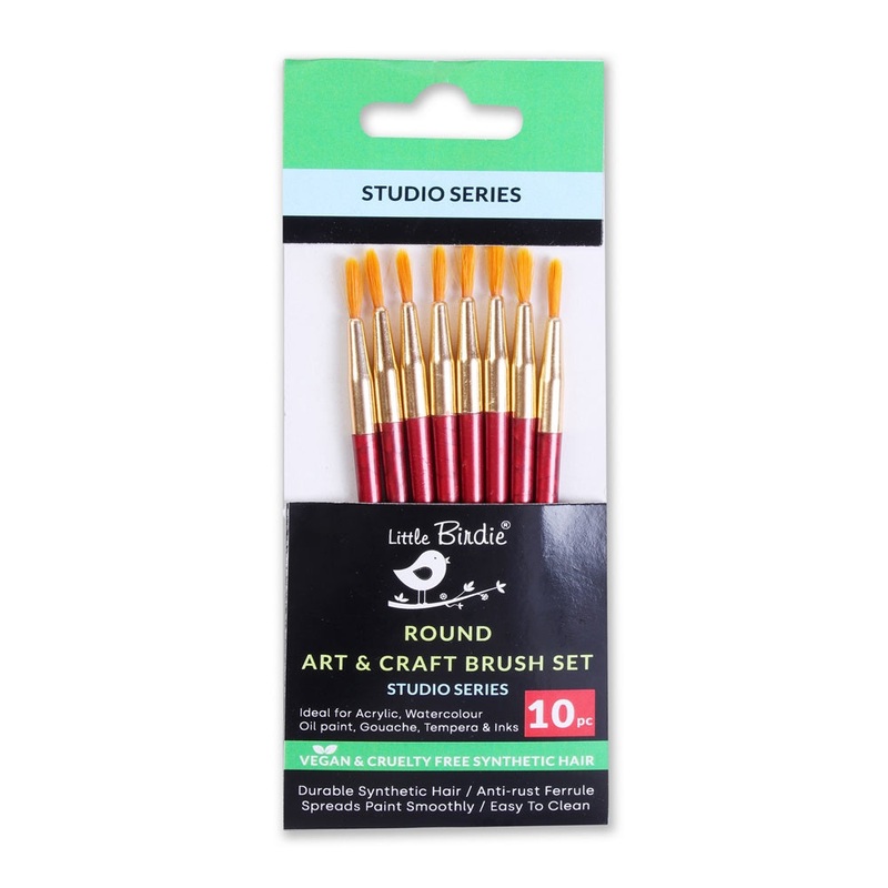 Eco Brush Round 115mm Set Of 10pc