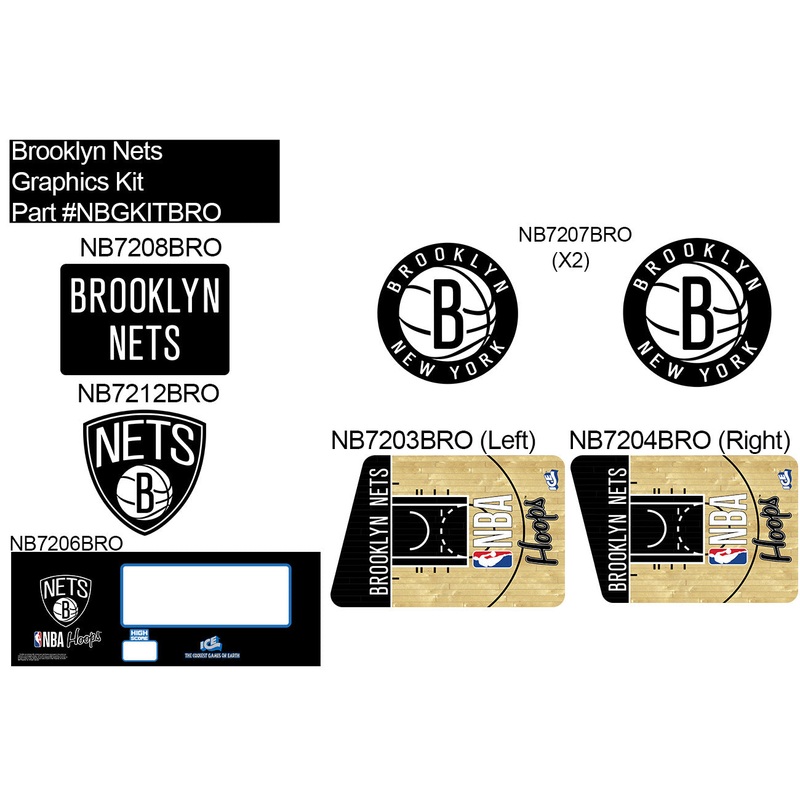 KIT: NB GRAPHICS BROOKLYN NETS [NBGKITBRO]