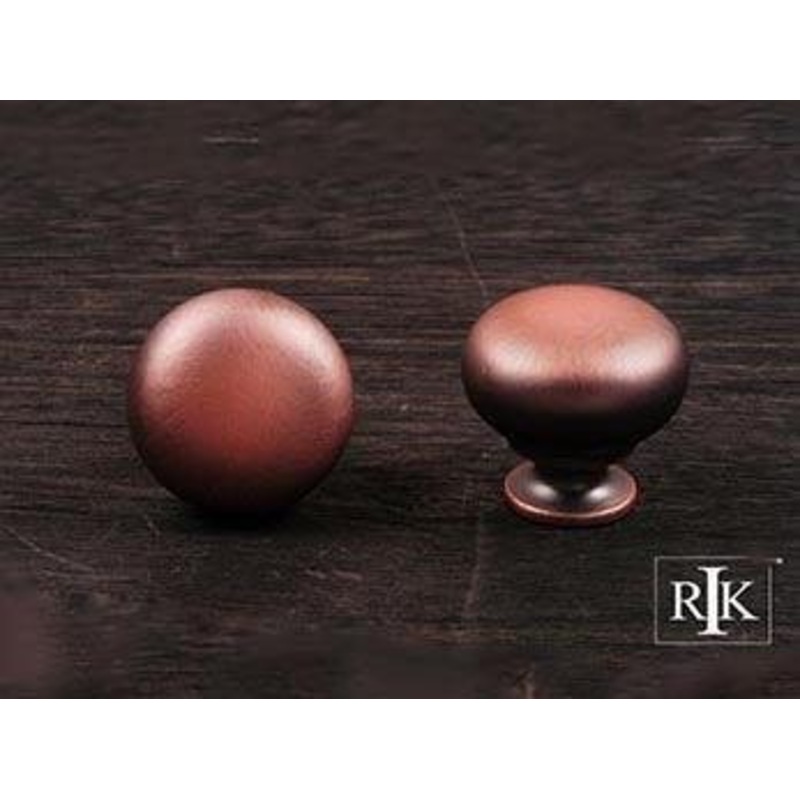 Mushroom Knob 1 1/4 (32mm) – Distressed Copper