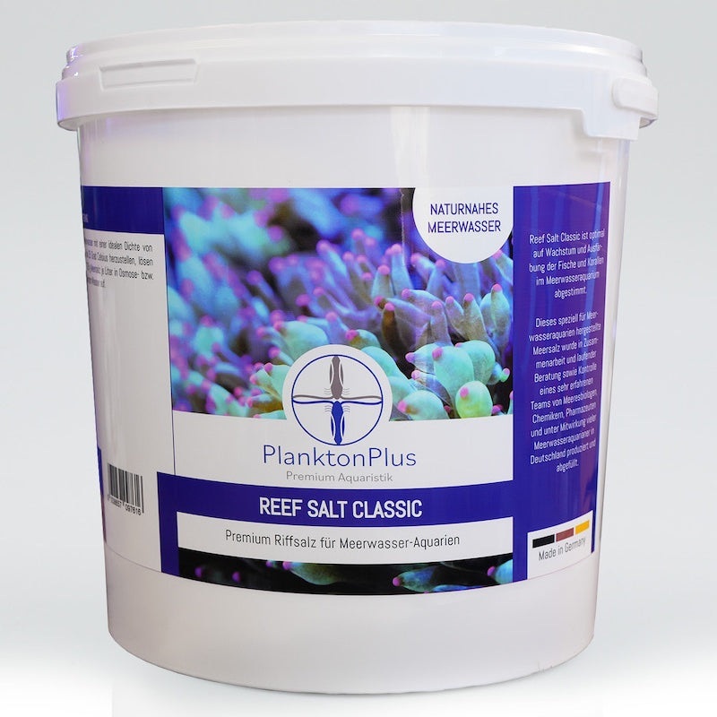 PlanktonPlus Reef Salt Classic 20 kg Premium Riffsalz fr Meerwasser-Aquarien
