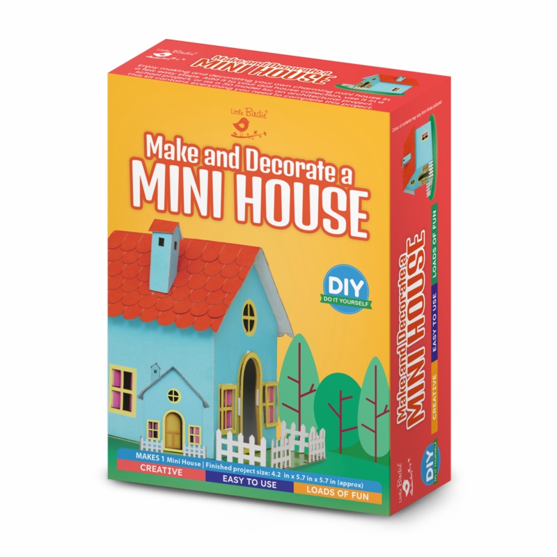 Diy Make And Decorate A Mini House Kit 1It Box