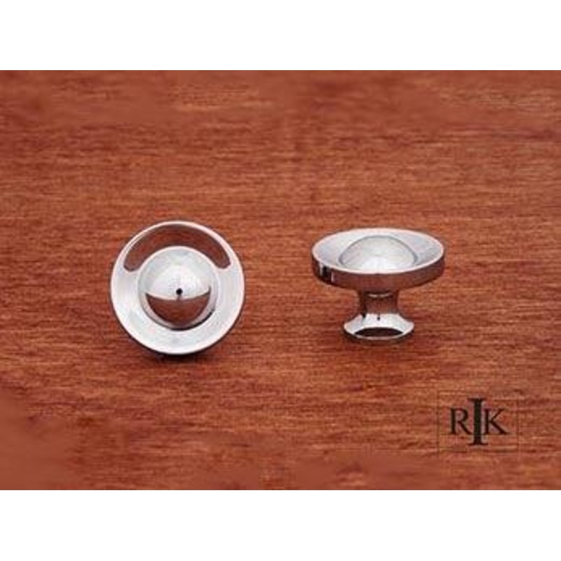 French Contoured Knob  1 1/4 (32mm) – Chrome