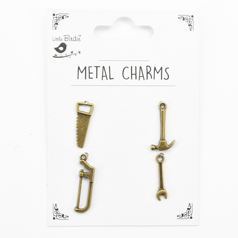 Metal Charms Tools 4Pcs Pbci Ib
