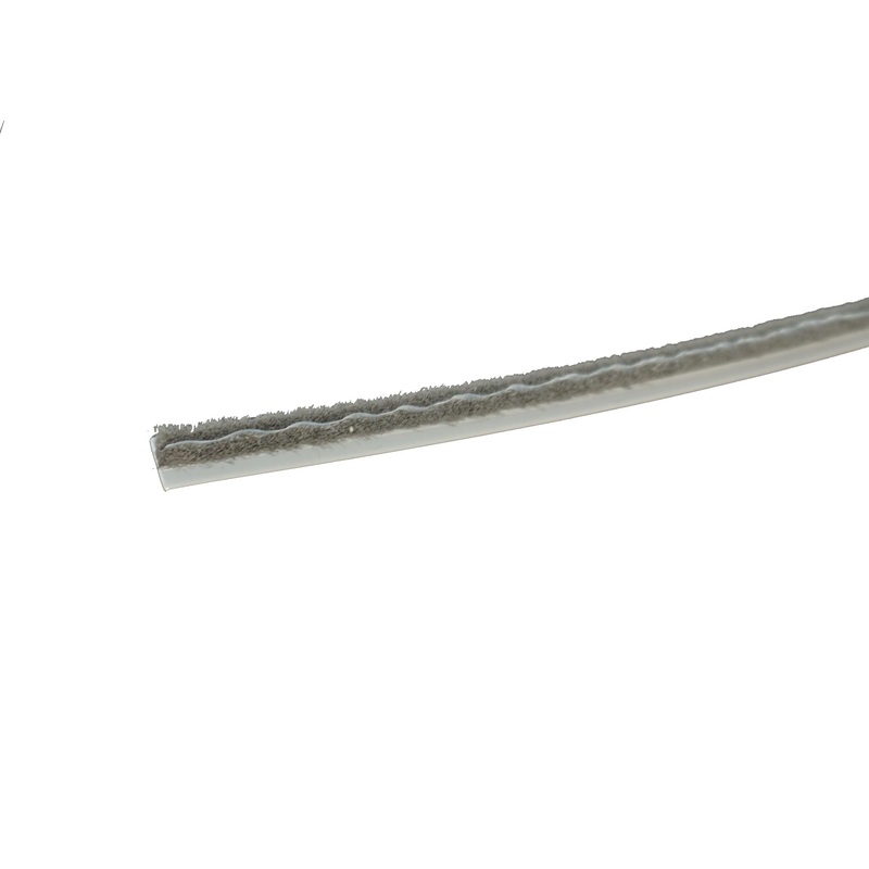 WRS .270 x .200 Grey Weather Stripping with Fin – 24ft Roll