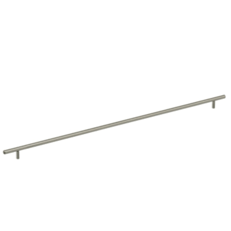 25-3/16 C.C. Omnia Modern Bar Cabinet Pull Satin Stainless Steel