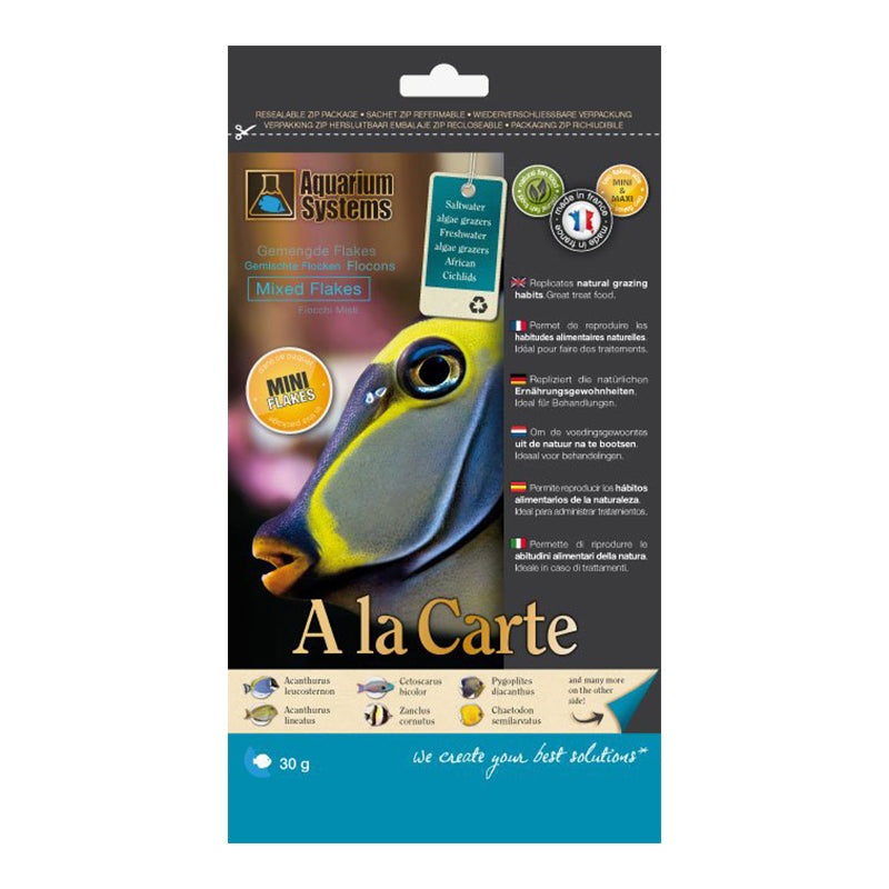 Aquarium Systems A la Carte Mixed Flakes Mini 30 g
