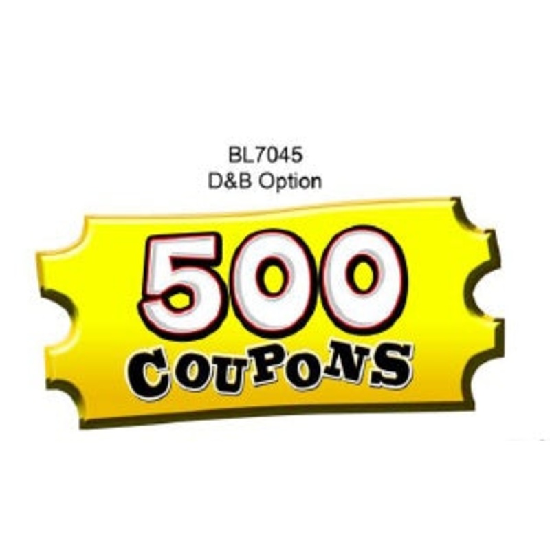 DECAL (MARQUEE TICKET 500 COUPONS) [BL7045]