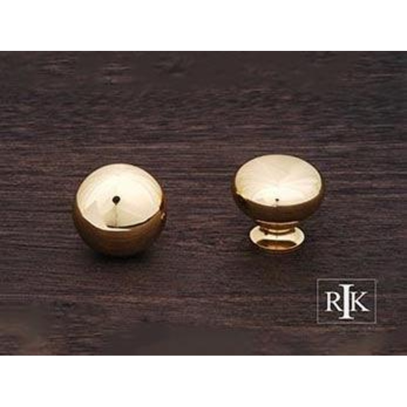 Mushroom Knob 1 1/4 (32mm) – Polished Brass