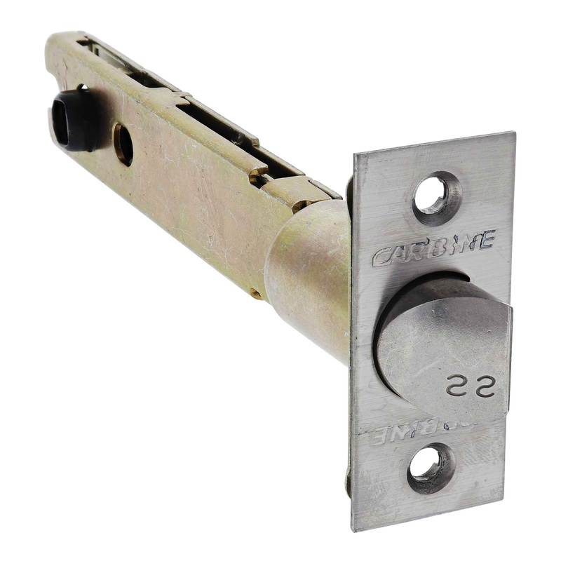 Carbine commercial fire rated tiebolt passage 127mm satin stainless steel latch