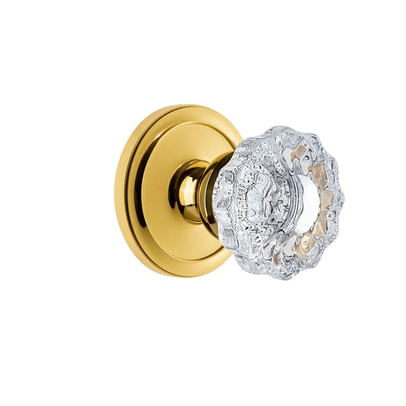Circulaire Rosette with Versailles Crystal Knob in Lifetime Bras