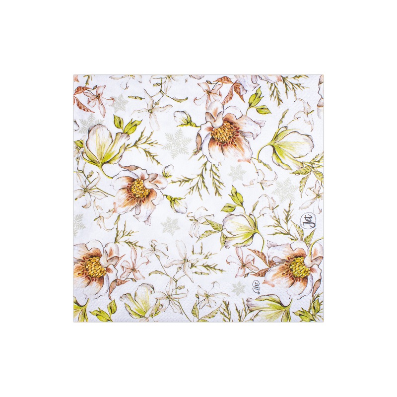 Decoupage Napkin Wild Magnolia 13in x 13in 3 Ply 1pc