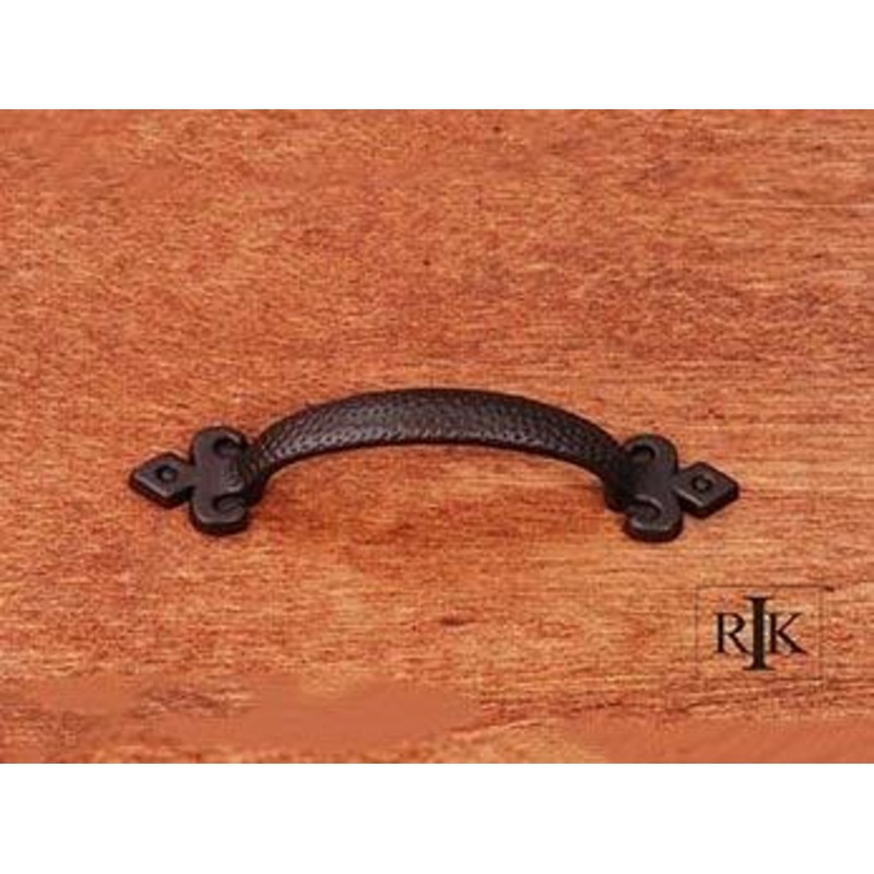 Divet Indent Bow Pull with Gothic Ends 3 – Oil Rubbed Bronze
