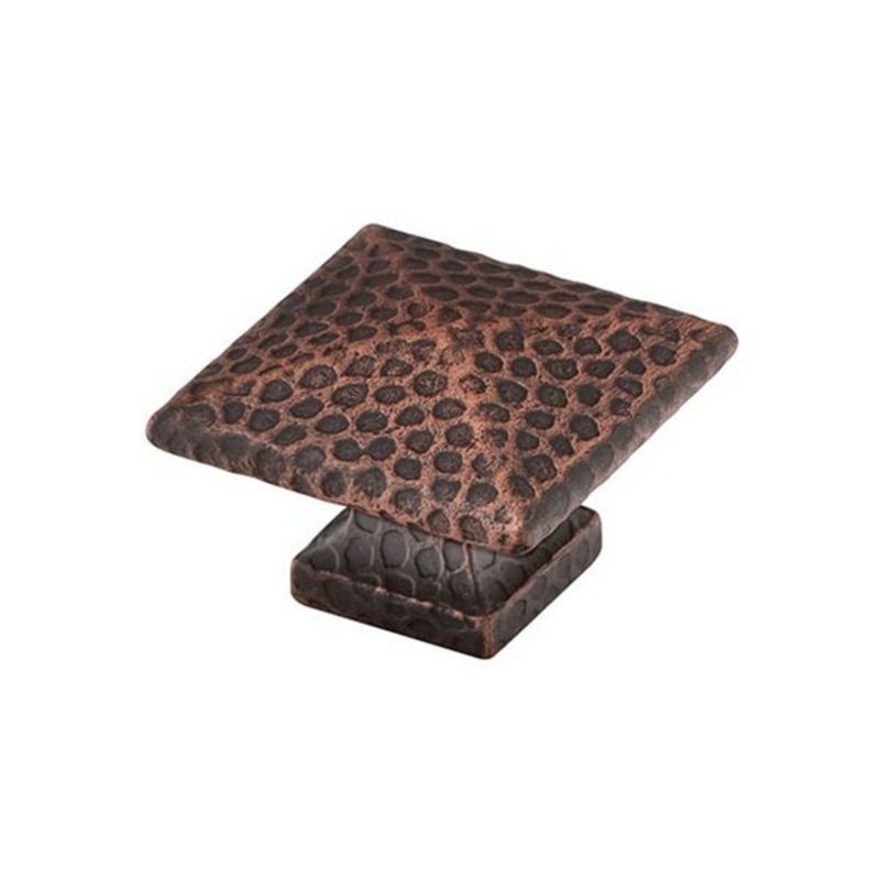 Emtek Square Dimpled Knob