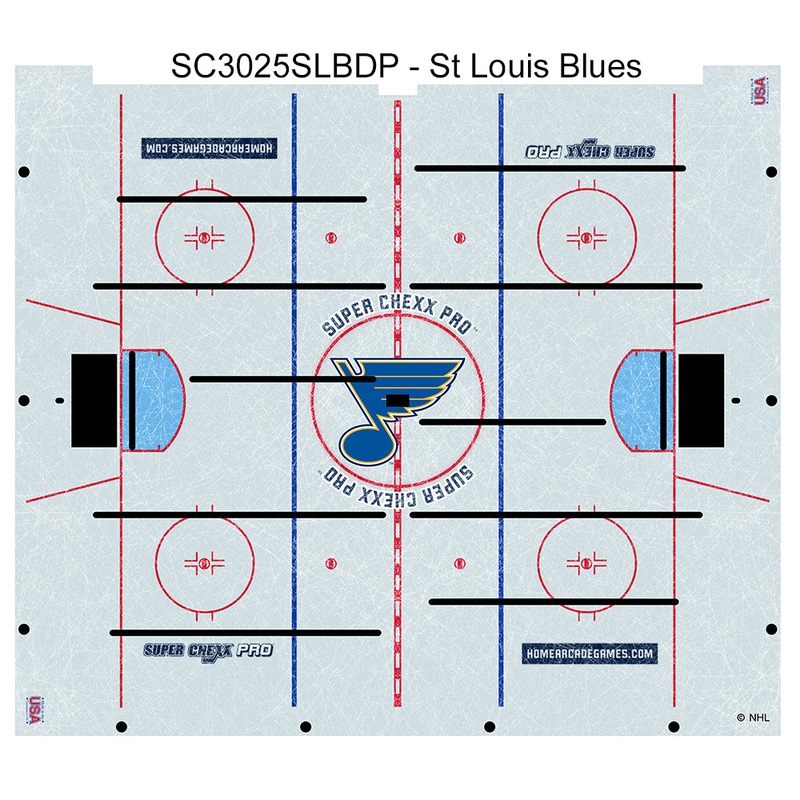 ICE SURFACE ASY (ST. LOUIS BLUES) DISTRESSED [SC3025SLBDX]