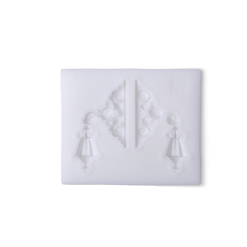 Silicone Mould Victorian Lamps 7.7cm X 6.4cm 8mm 1pc