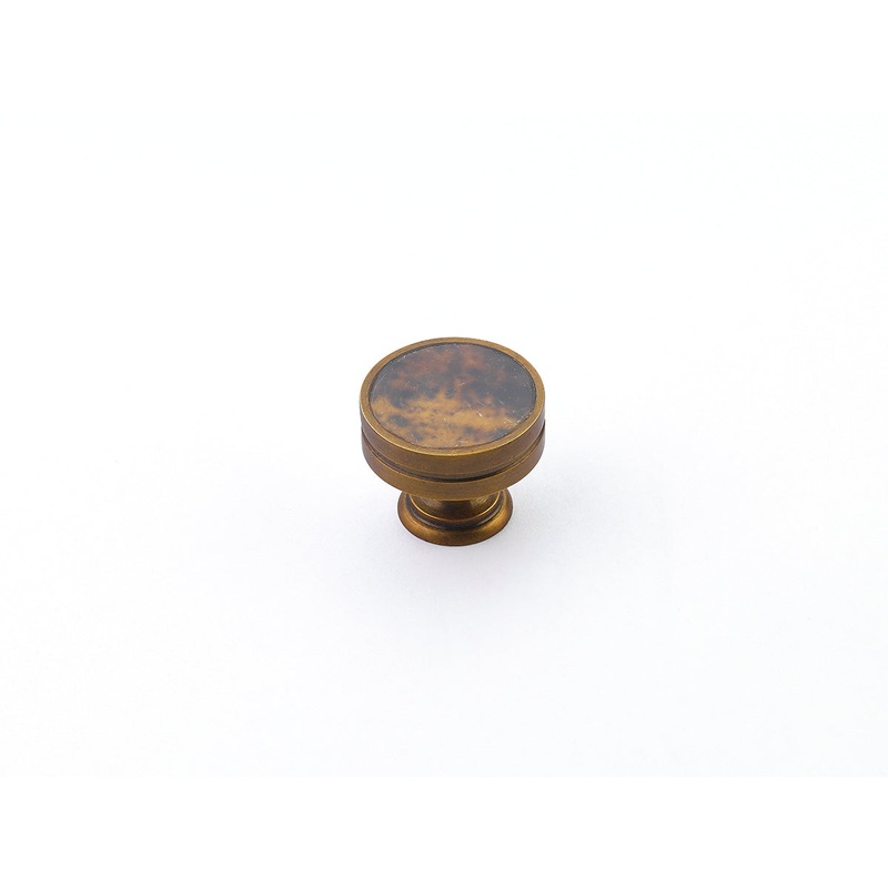 Tiger Penshell Round Knob by Schaub