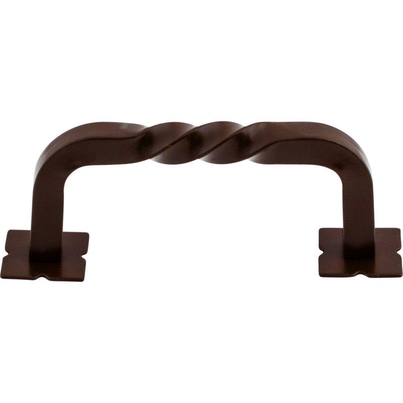 Top Knobs Square Twist D-Pull w/Backplates