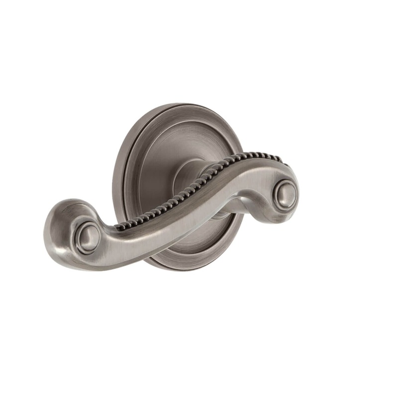 Circulaire Rosette with Newport Lever in Antique Pewter
