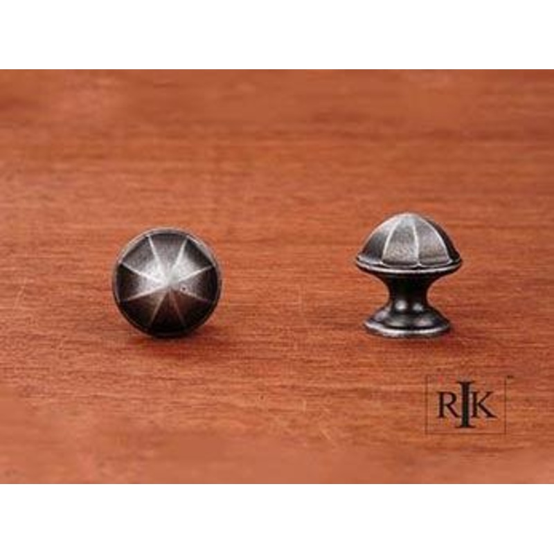 Contoured Dome Knob 1 1/16 (27mm) – Distressed Nickel