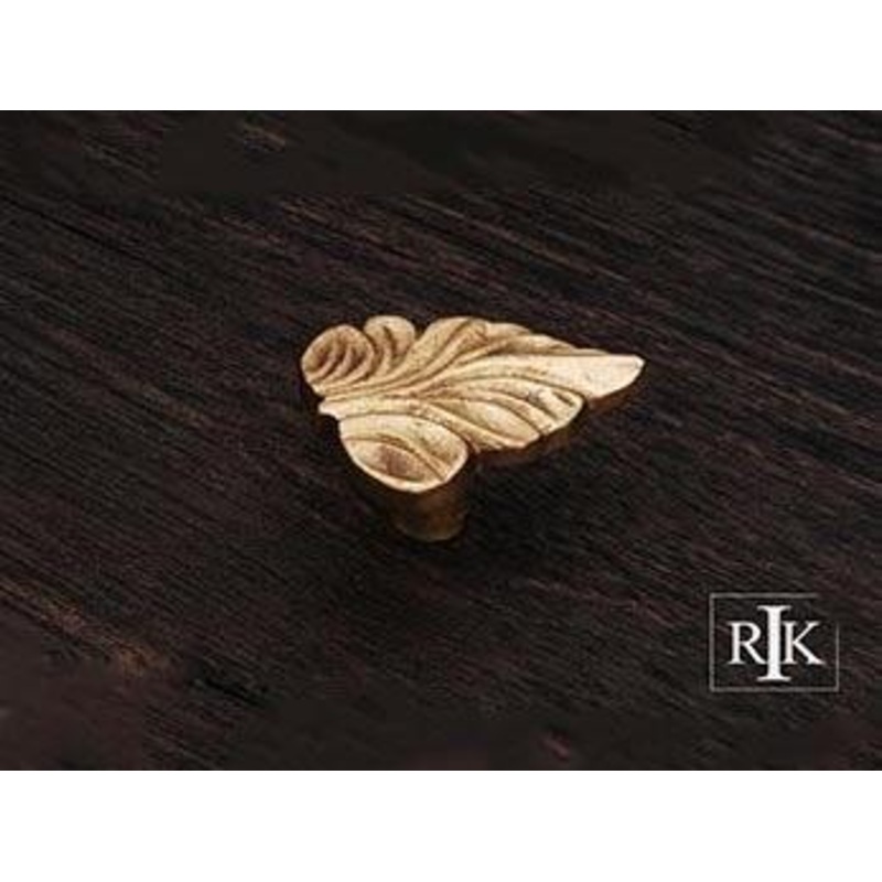Leaf Knob 1 3/4 (44mm) – Polished Brass