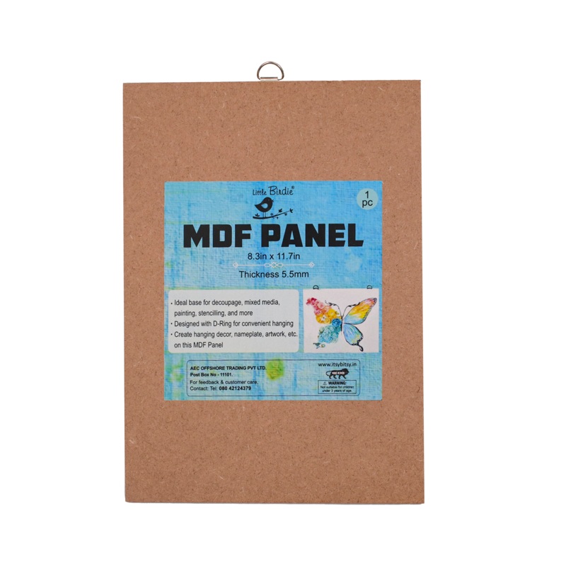 Mdf Hanging Panel With D Ring A4 5.5Mm Thick 1Pc Sw Lb