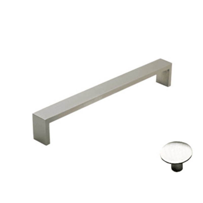 Rectangular Squared Pull –  5 9/32 (134mm) Polished Stainless Steel