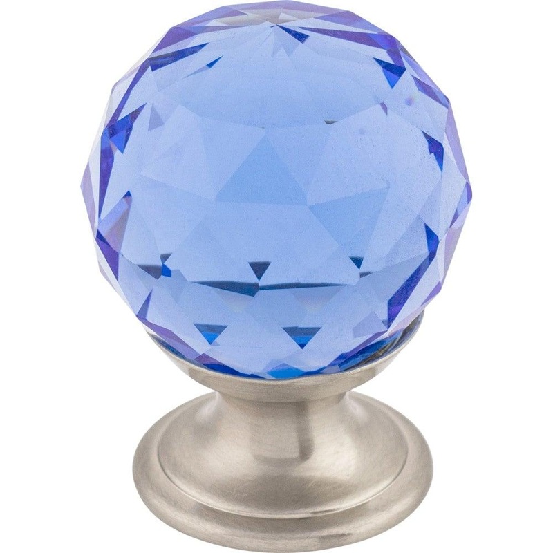 Top Knobs Crystal Blue Knob