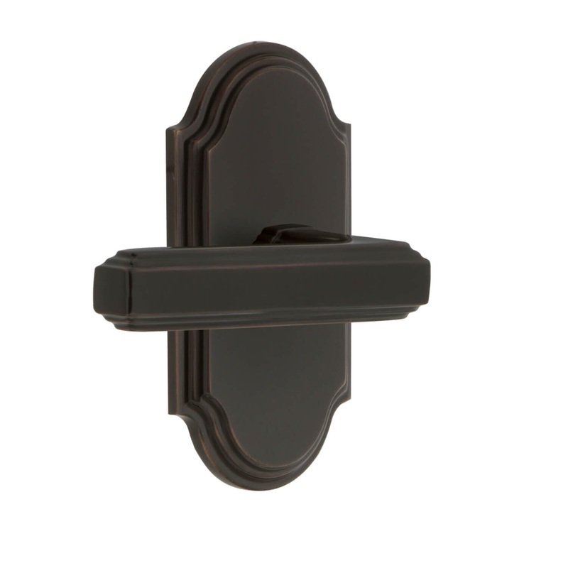 Arc Short Plate with Carr Lever in Timeless Bronze