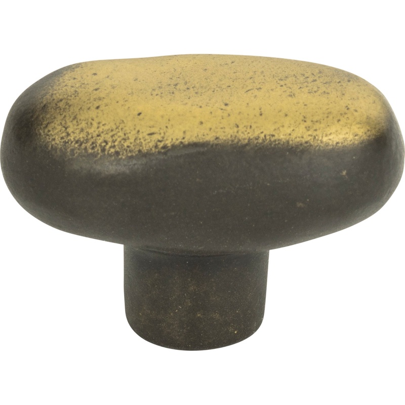Atlas Homewares 1 11/16 Distressed Oval Knob