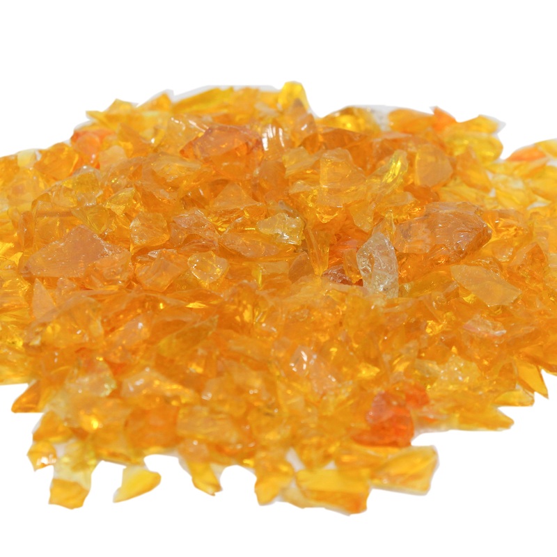 Crushed Glass Fiery Yellow 95G Bottle Lb