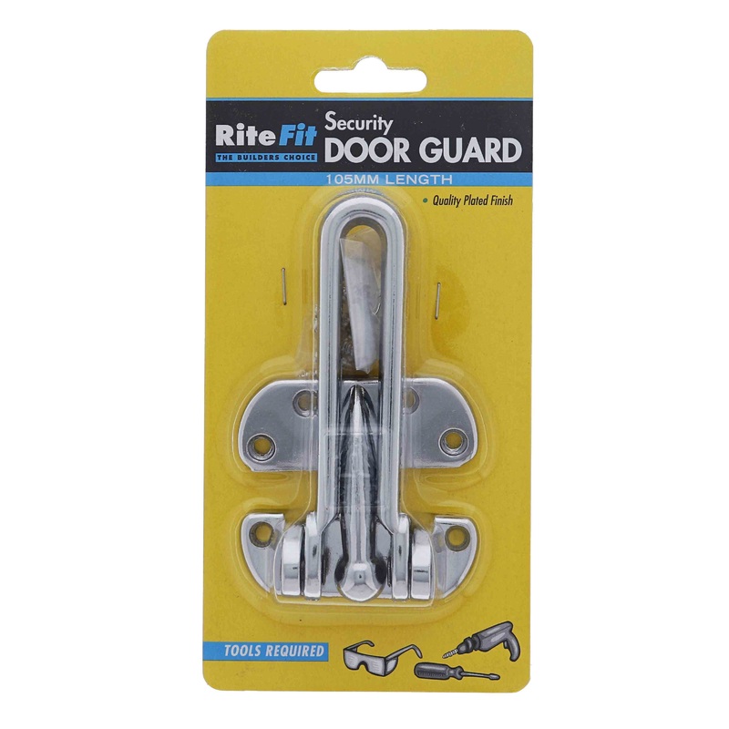 Lenlok HDG, Door Guard, 105MM, Display Pack, Chrome Plate