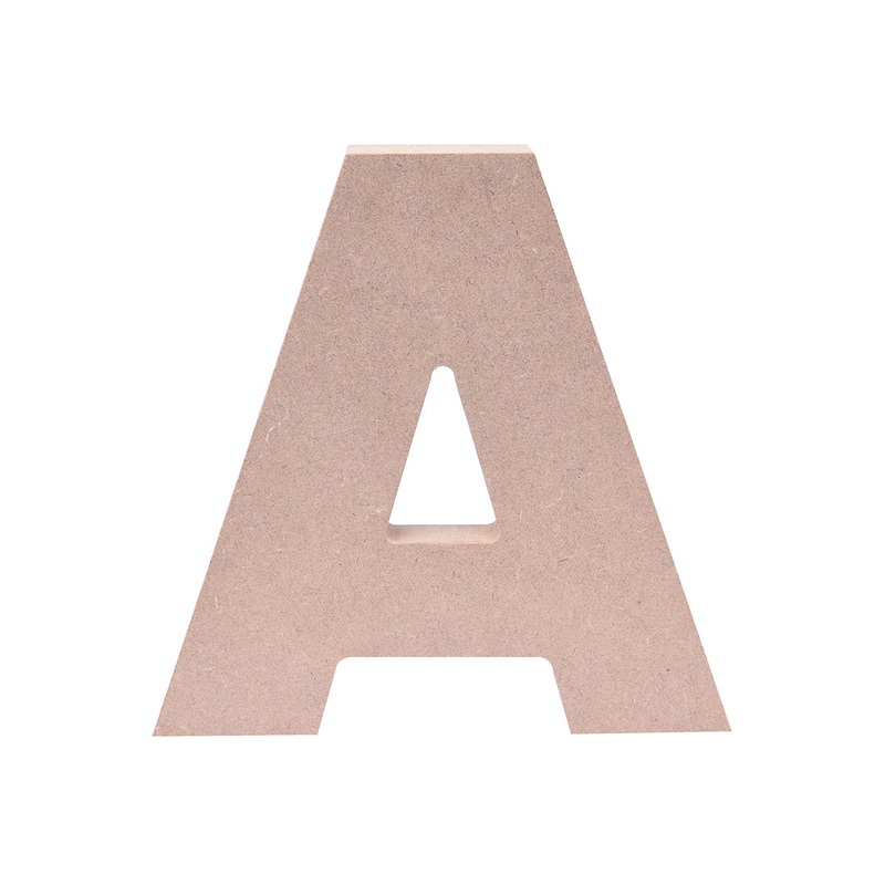 Mdf Alphabet A W6 X H6Inch 18Mm Thick 1Pc Lb