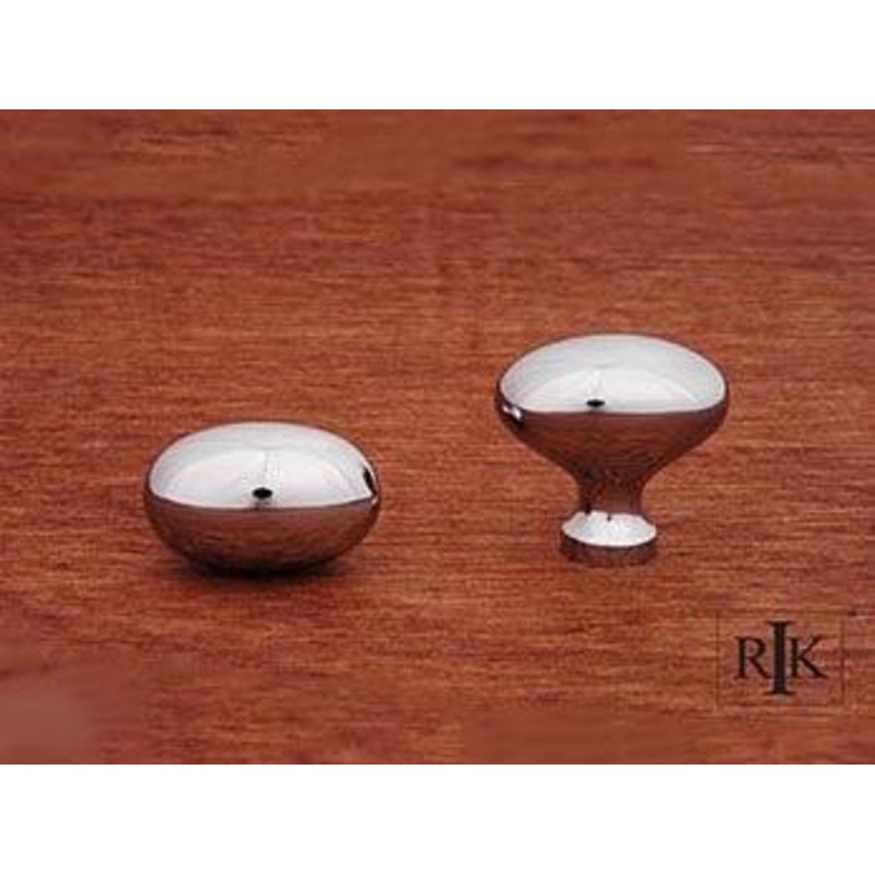 Oval Knob 1 3/8 (35mm) – Chrome