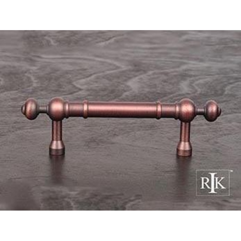 Plain Pull with Decorative Ends 3 – Distressed Copper