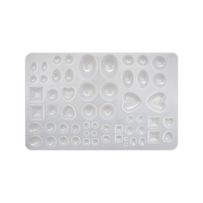 Silicone Mould Assorted Shapes L10 X W6.25inch Approx 1pc