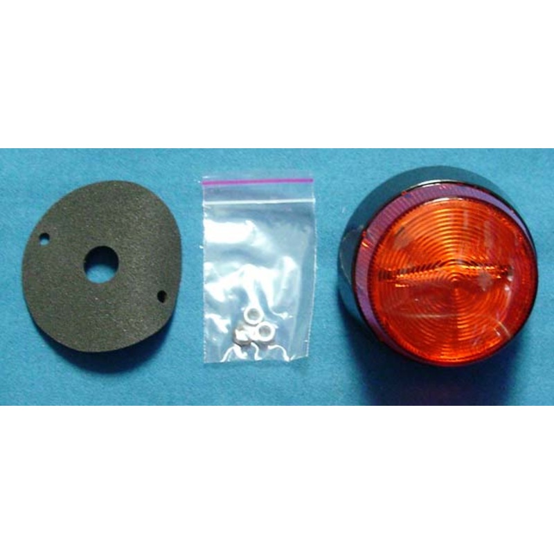 STROBE RED SMALL FLAT MOUNTED 12V (TK-30-RED) [SX2535]