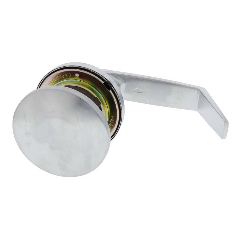 Carbine Ascot Tiebolt Half Set set, Standard Lever, 60-70mm backset,  , Boxed, Brushed Satin Chrome