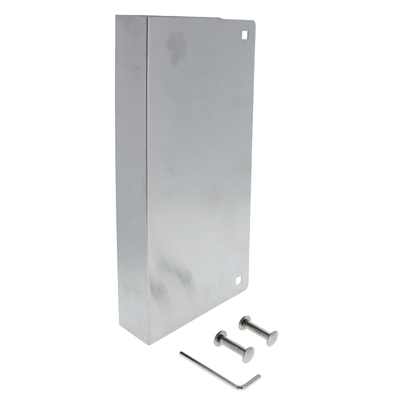 Carbine DS-BP1-40 Blank Door Saver Plate, Suits 40MM Door,  backset, 280MM X 130MM  X 0.7MM, Stainless Steel