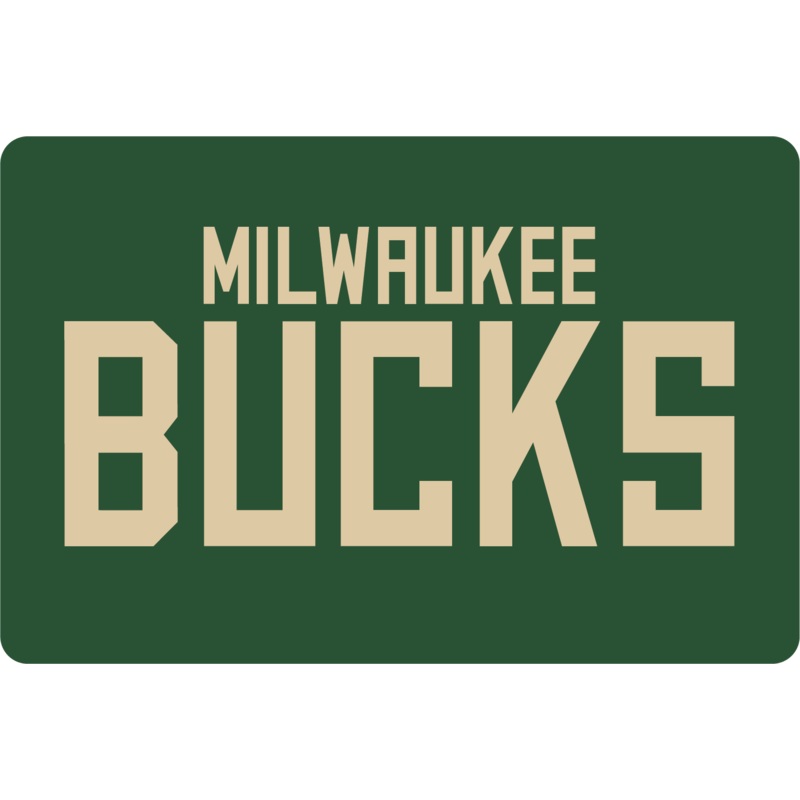 DECAL (BACKBOARD LOWER) MILWAUKEE BUCKS [NB7208MIL]