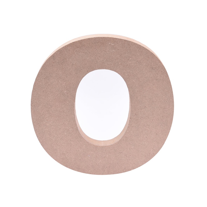 Mdf Alphabet O W6 X H6Inch 18Mm Thick 1Pc Lb