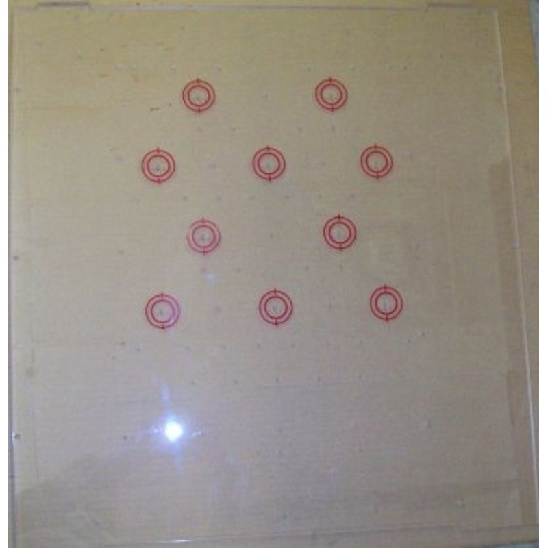 PLAYFIELD ACRYLIC W/RED RING [DS7016]