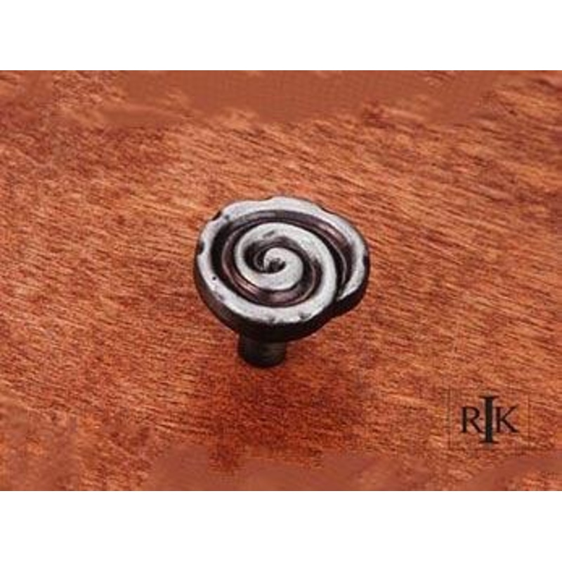 Swirl Knob 1 5/16 (33mm) – Distressed Nickel