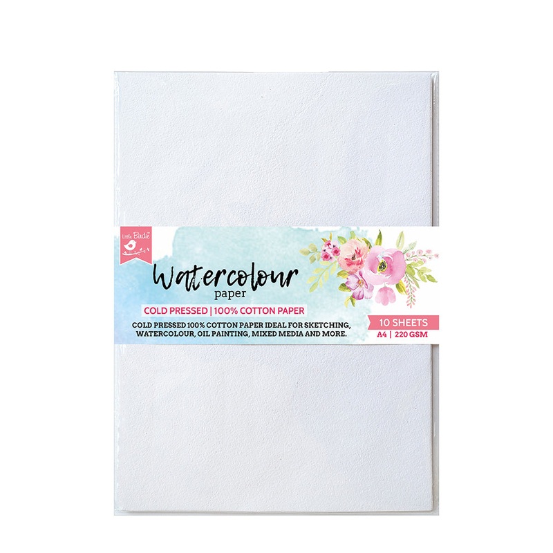 Watercolour Paper A4 220Gsm 10Sheets Pb Lb
