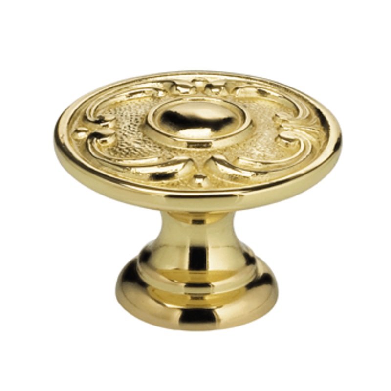 1-5/16 Diameter Omnia Circle and Scroll Cabinet Knob